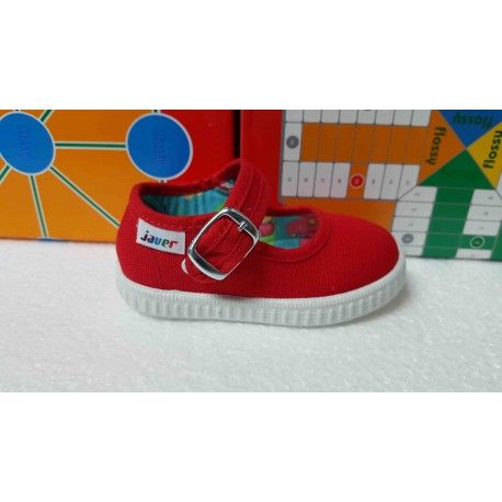 Zapatilla de lona con cierre de pulsera