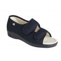 Zapatilla extra ancha