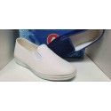 Zapatilla de algodón con elásticos laterales
