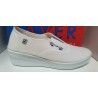 Zapatilla elastico central con plataforma