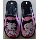 Zapatilla Mujer Tejido Invierno Suela Microporosa Betty Boop