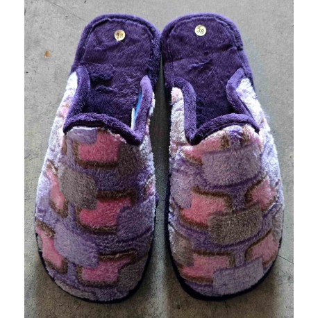 Zapatilla Mujer Tejido Invierno Suela Microporosa