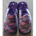 Zapatilla Mujer Tejido Invierno Suela Microporosa